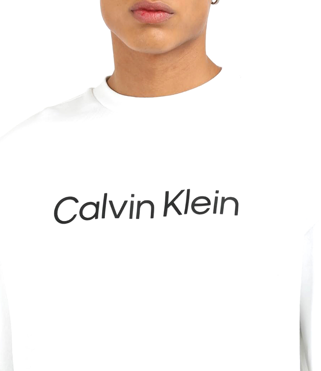 Calvin Klein Felpa Hero Logo Comfort Sw Uomo Mod. K10K112956 YAF Bright White