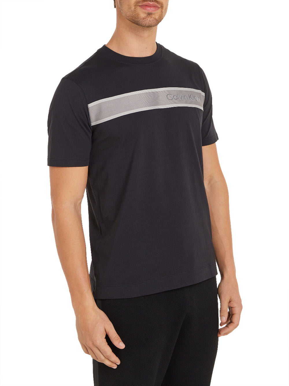 Calvin Klein Calvin Klein T-shirt Pw - S/S T-Shirt Rel Uomo Mod. 00GMF4K112 BAE Black Beauty