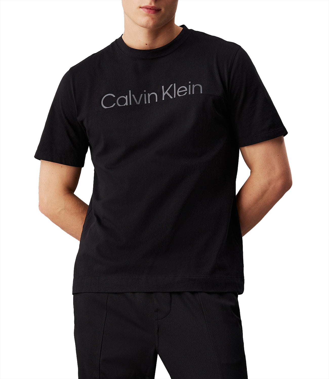 Calvin Klein Calvin Klein T-shirt Pw - Graphic S/S T-S Uomo Mod. 00GMF4K142 BAE Black Beauty