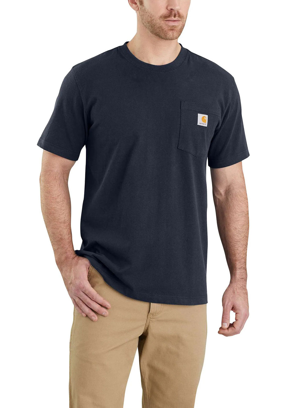 T-shirt Carhartt Pocket da Uomo - Blu