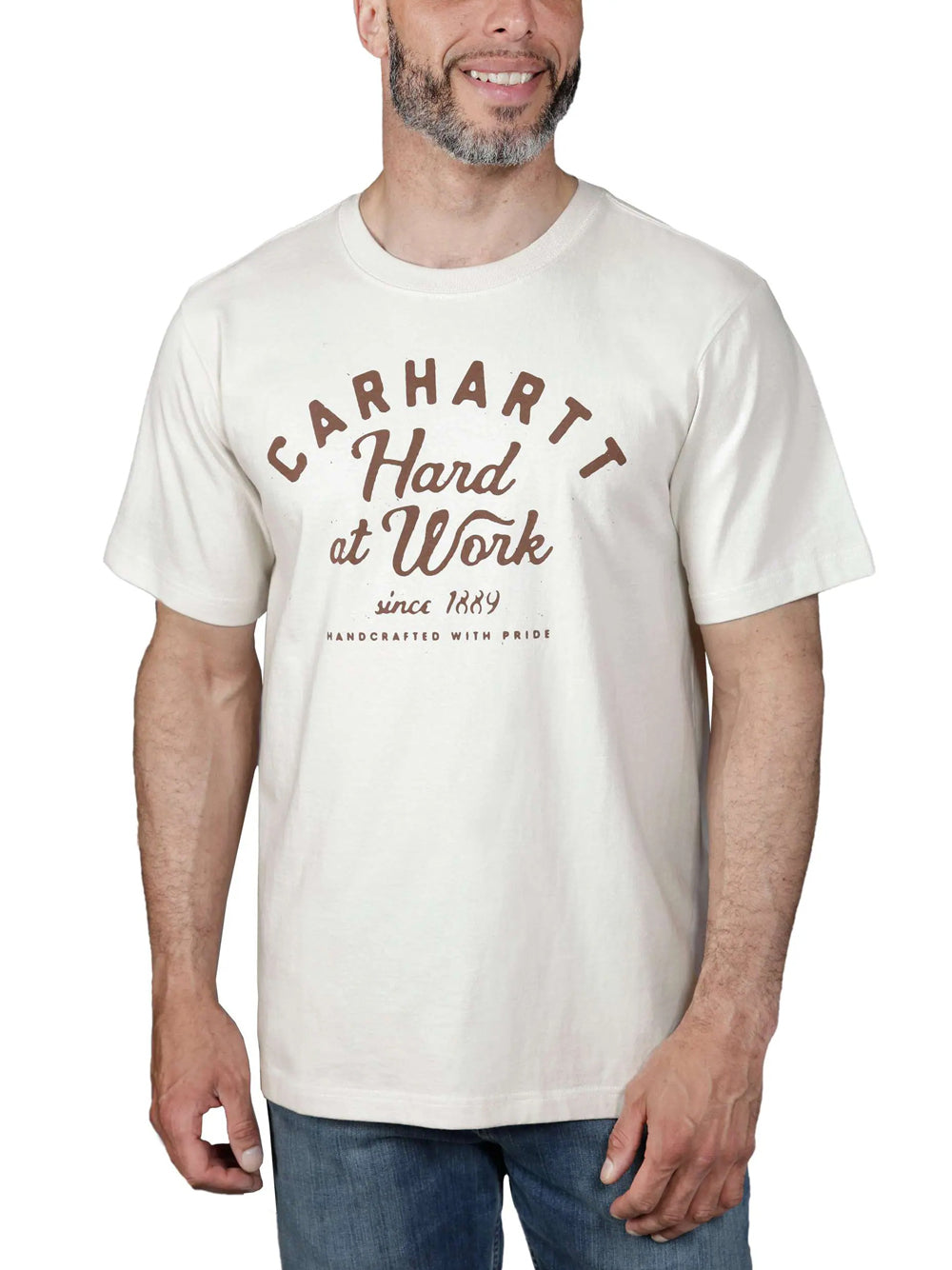 T-shirt Carhartt Relaxed Fit da Uomo - Avorio