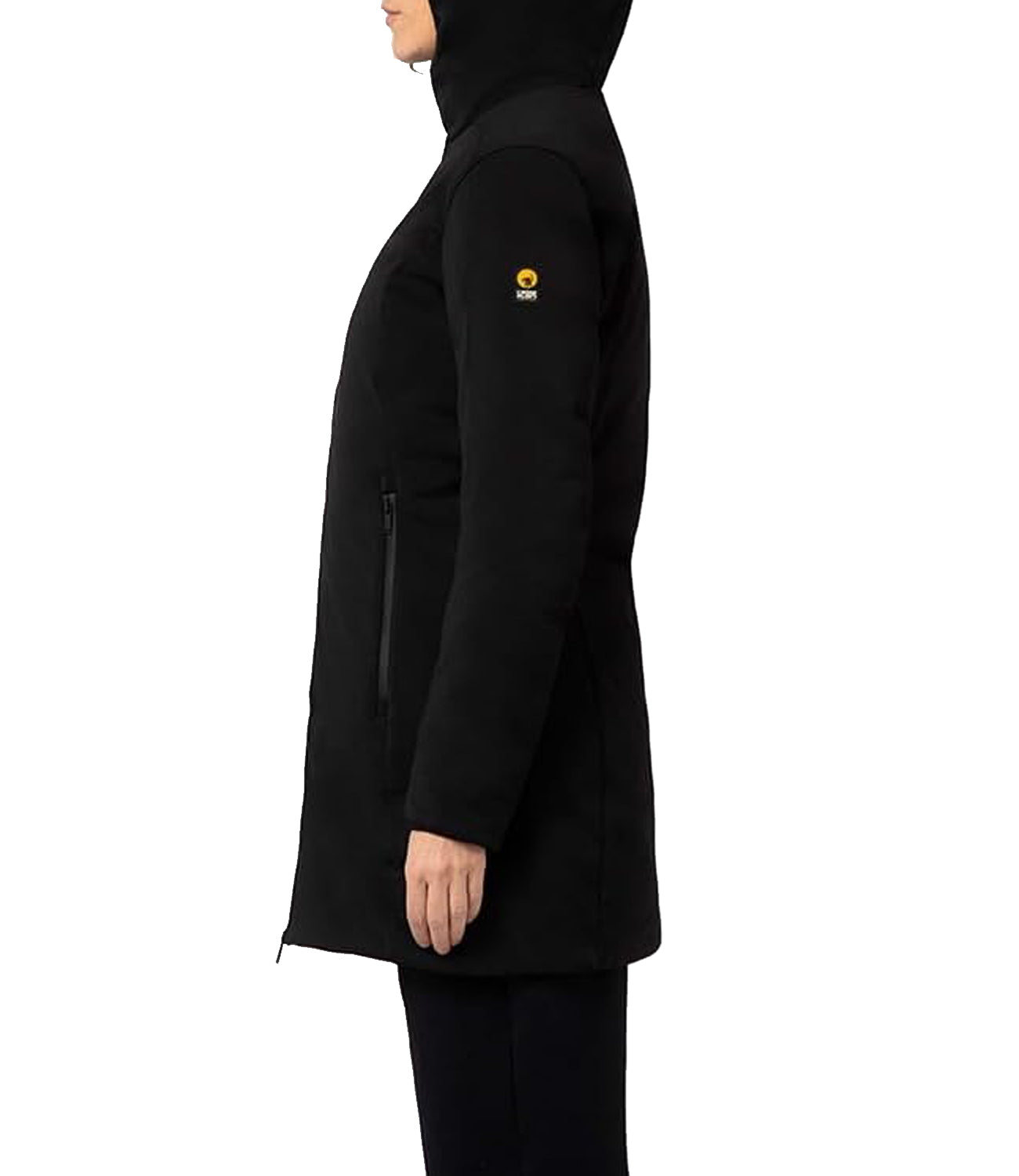 Ciesse Piumini Ciesse Piumini Active Cappotto Ysabel 2.0 - Softshell Padded Hoody Coat Donna Mod. 243CPWC05016P2643E 206XXW Jet Black