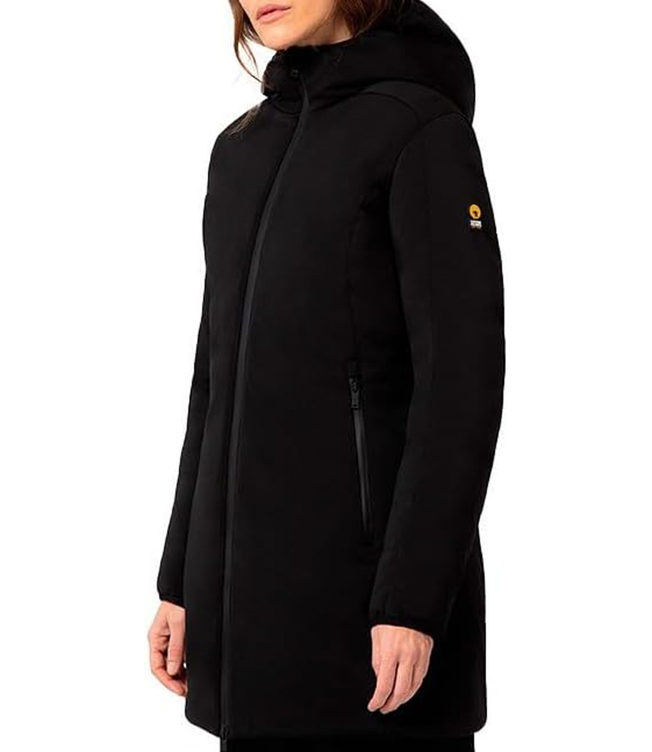 Ciesse Piumini Ciesse Piumini Active Cappotto Ysabel 2.0 - Softshell Padded Hoody Coat Donna Mod. 243CPWC05016P2643E 206XXW Jet Black