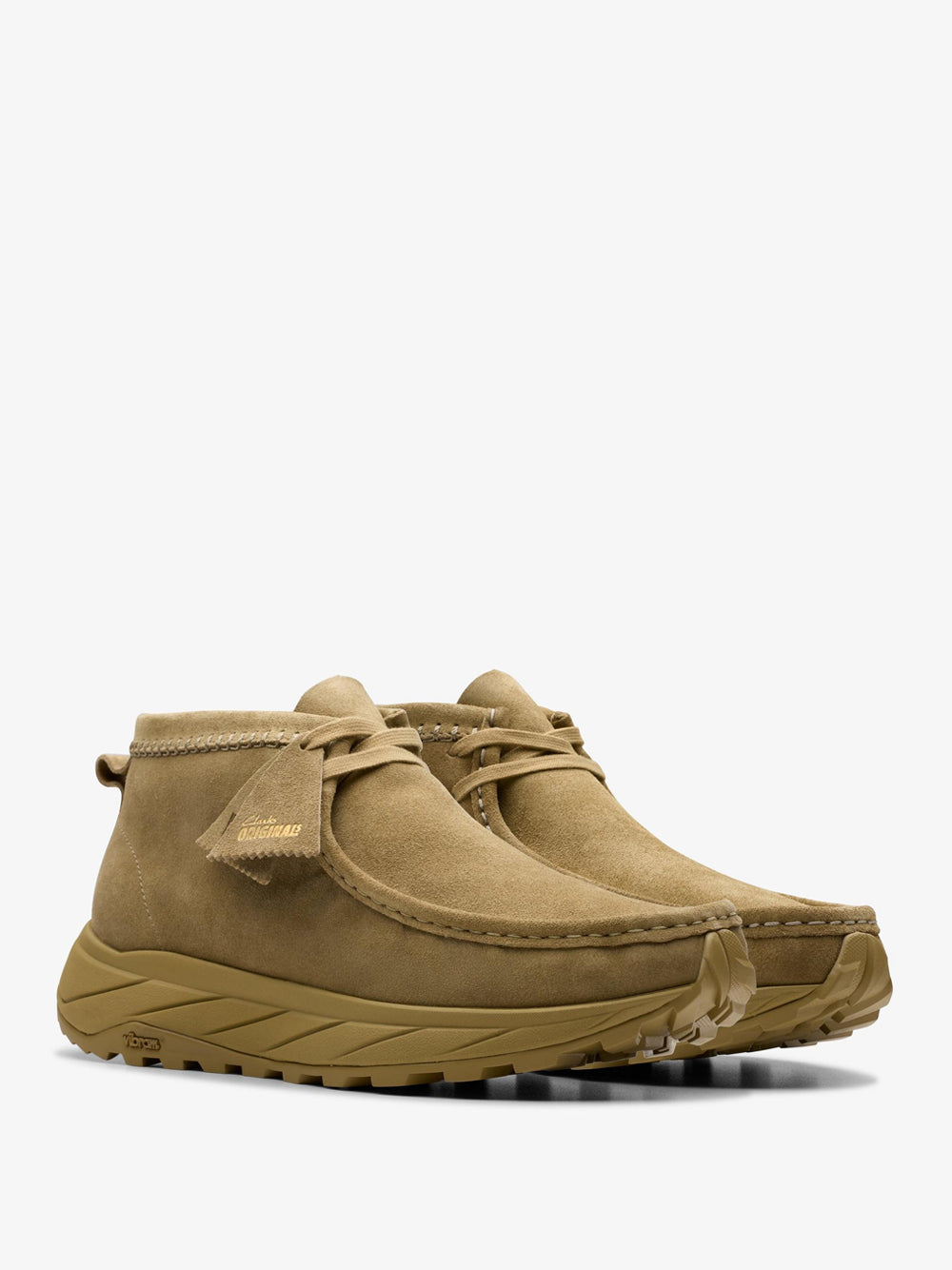 Stivaletto Clarks Wallabee Eden da Uomo - Beige