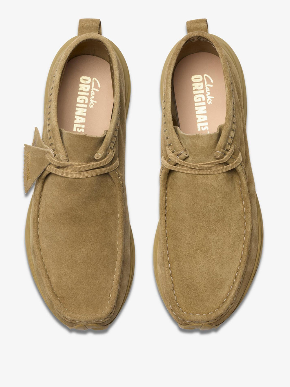 Stivaletto Clarks Wallabee Eden da Uomo - Beige