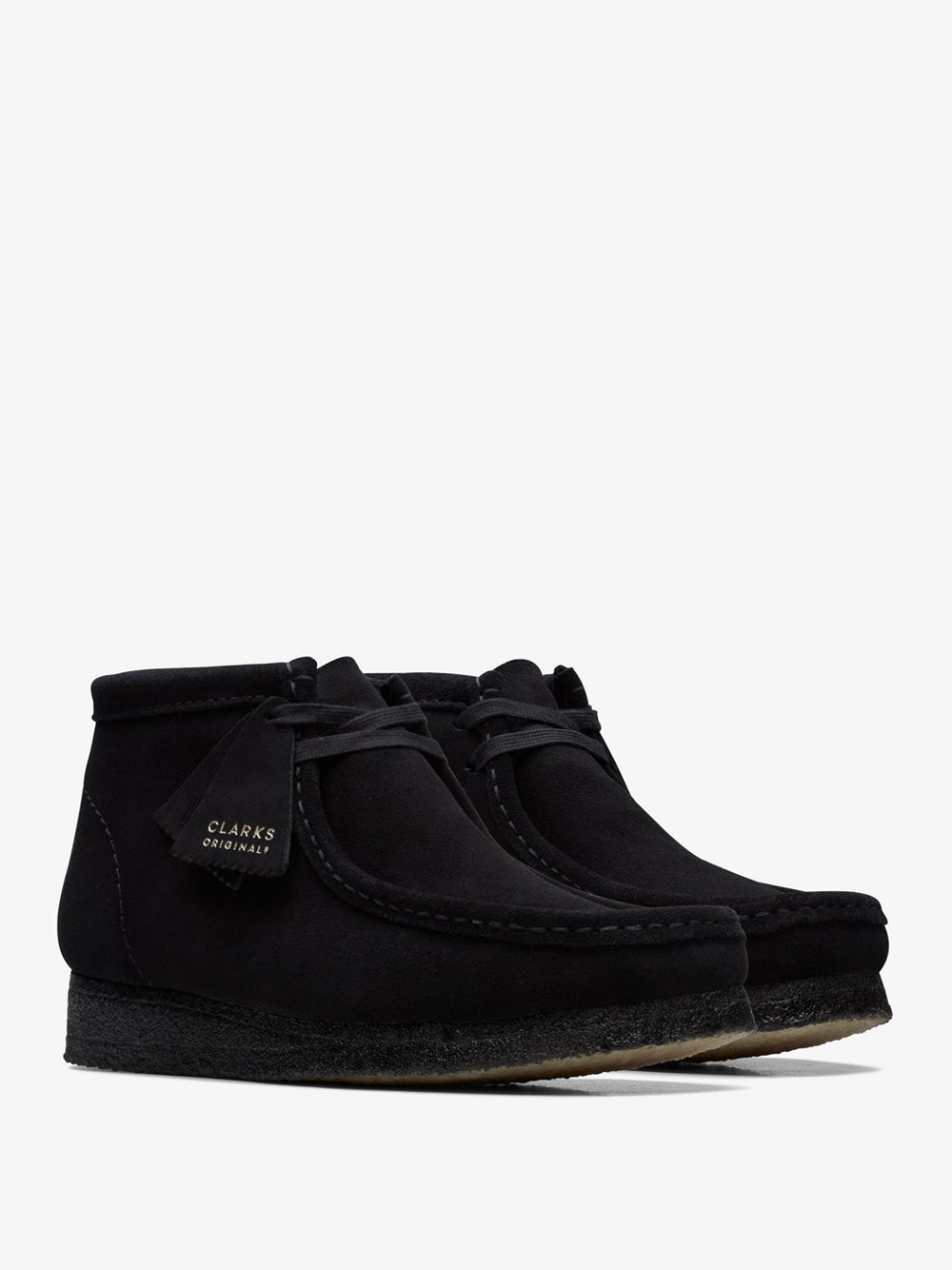 Stivaletto Clarks Wallabee da Uomo - Nero