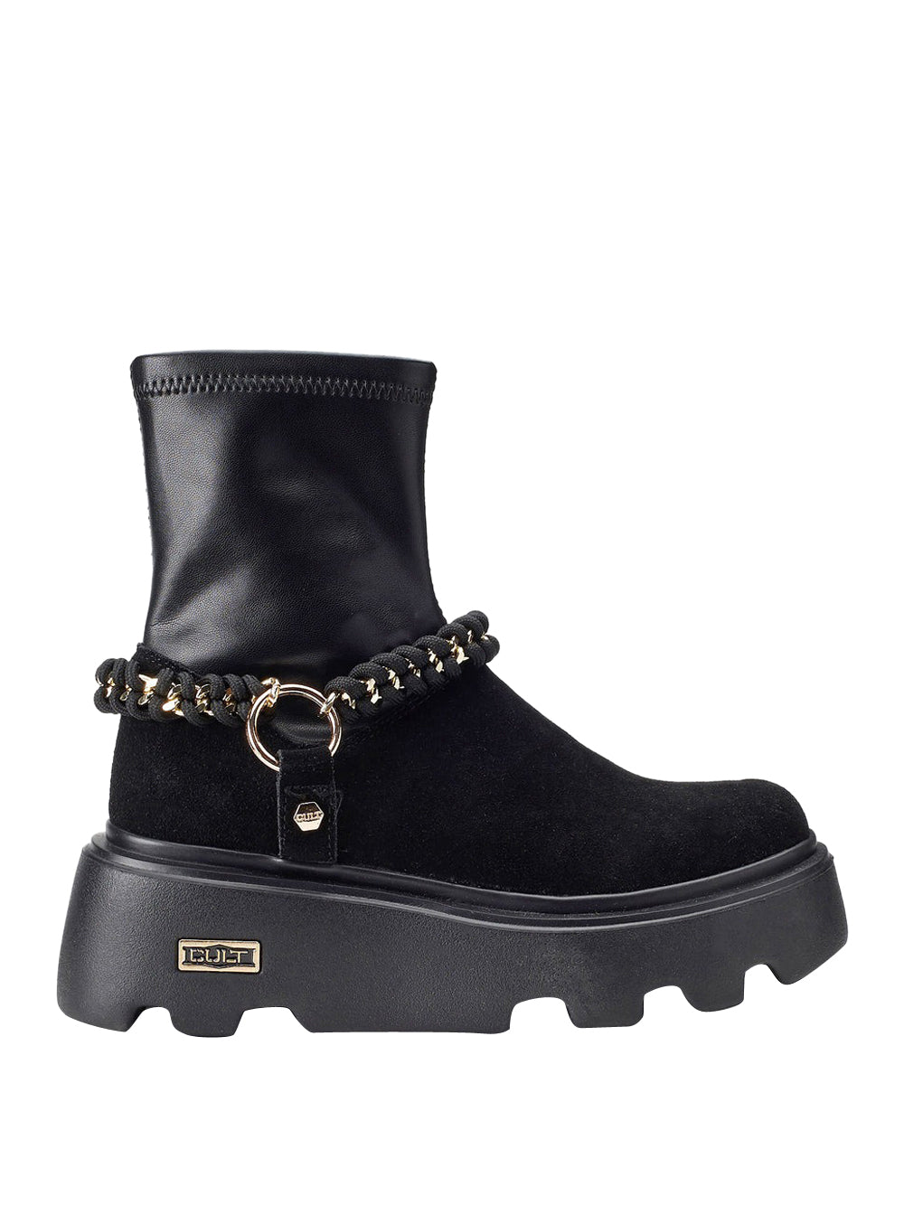 Stivaletto Cult New Rock 4315 Mid da Donna - Nero