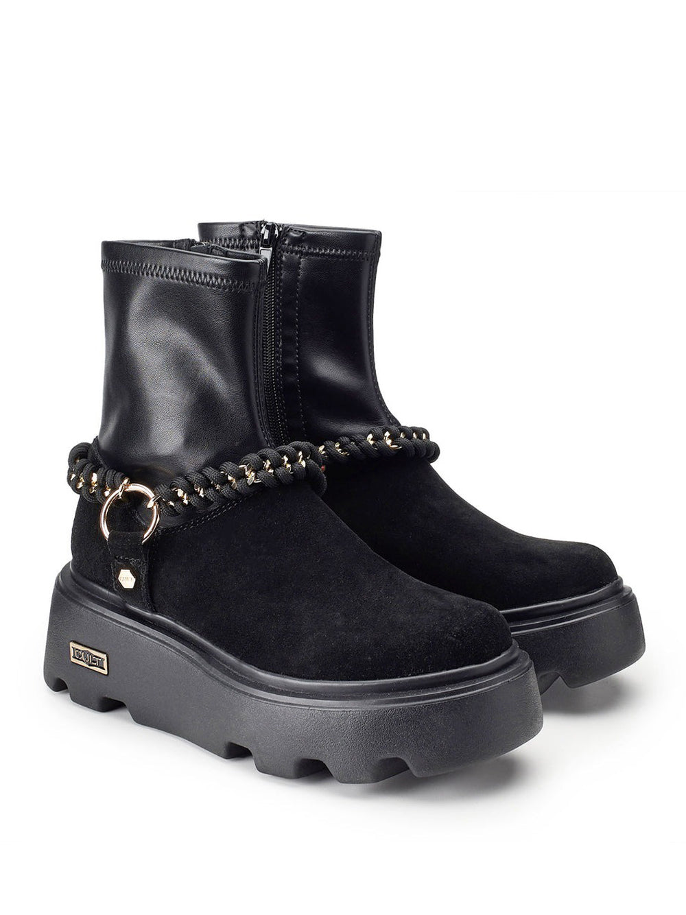 Stivaletto Cult New Rock 4315 Mid da Donna - Nero