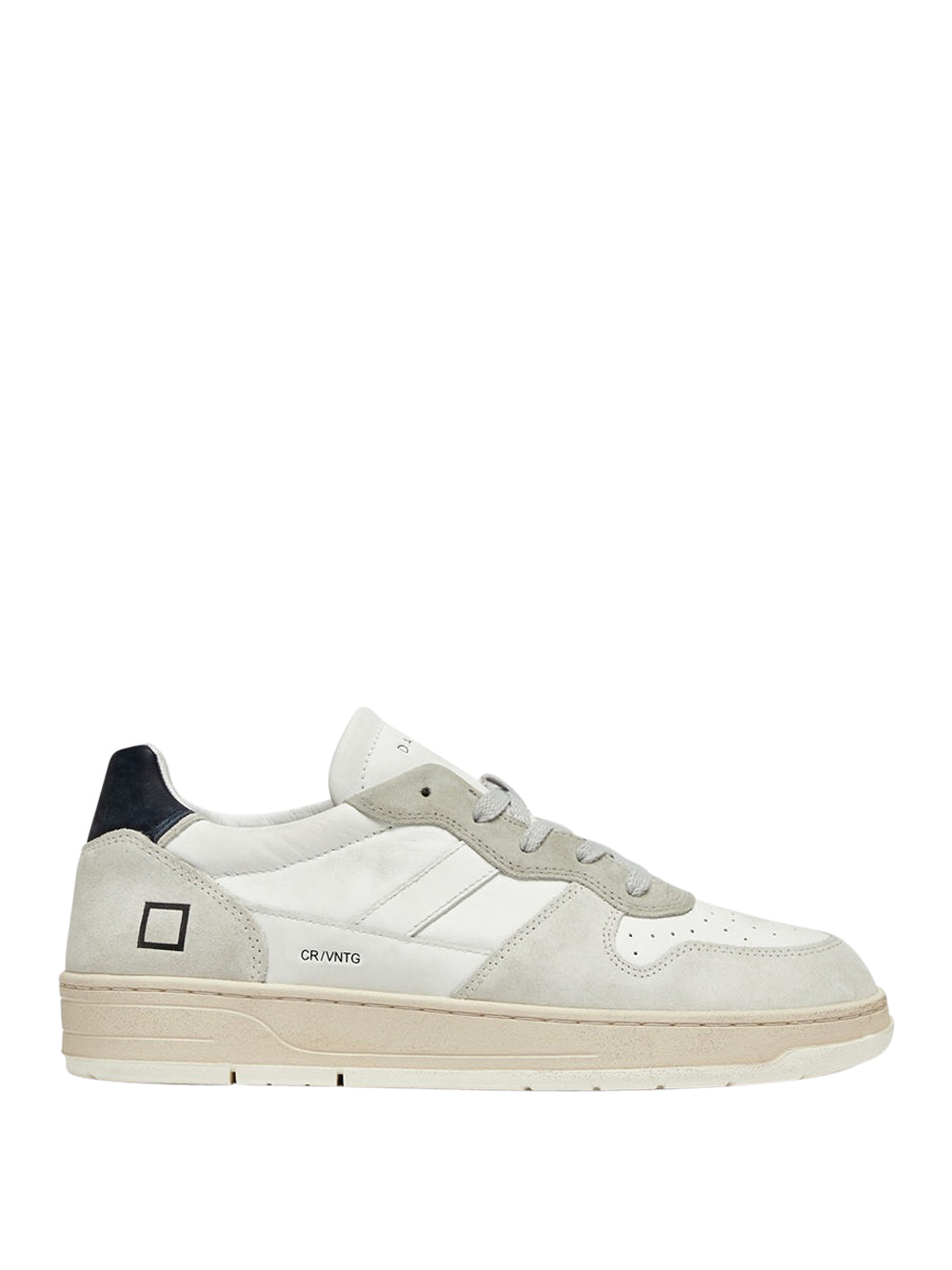 Sneakers Date Court 2.0 Vintage Calf da Uomo - Bianco