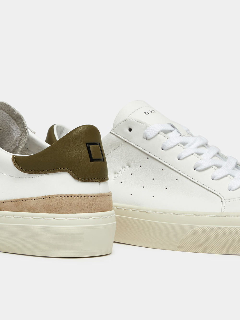 Sneakers Date Sonica Calf da Uomo - Bianco