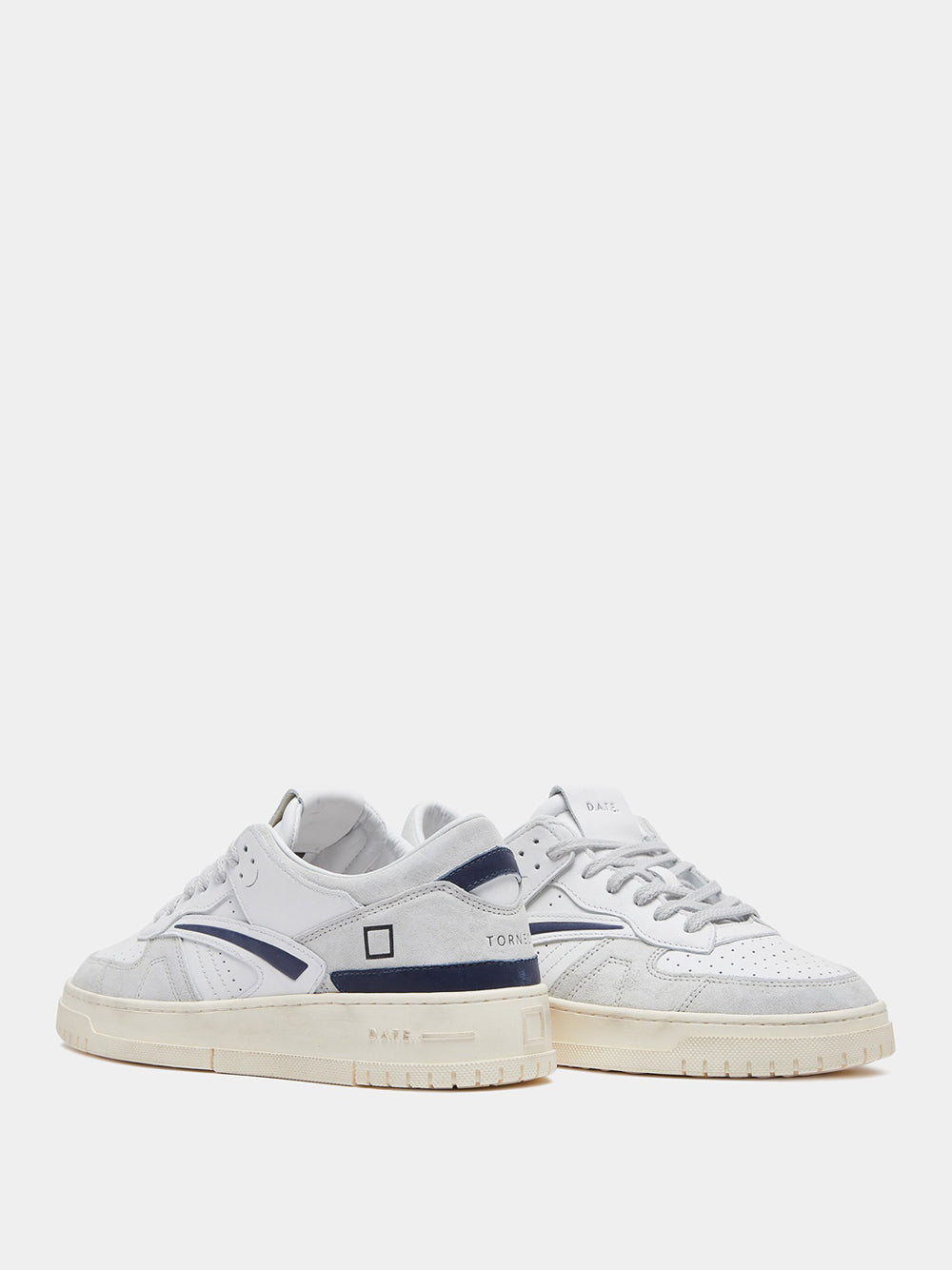 Sneakers Date Torneo Vintage Calf da Uomo - Bianco