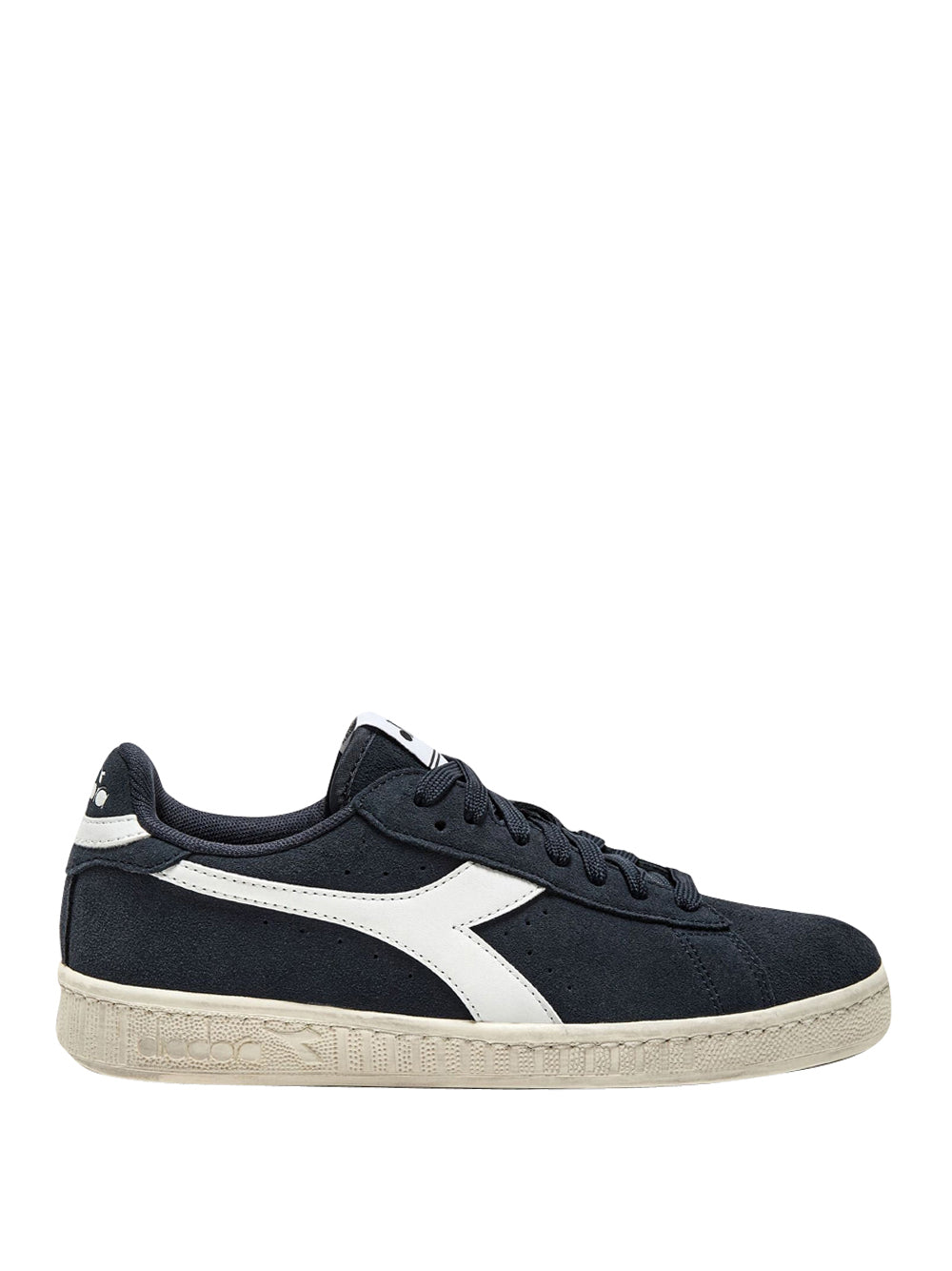 Sneakers Diadora Game L Low Suede Waxed Unisex - Blu