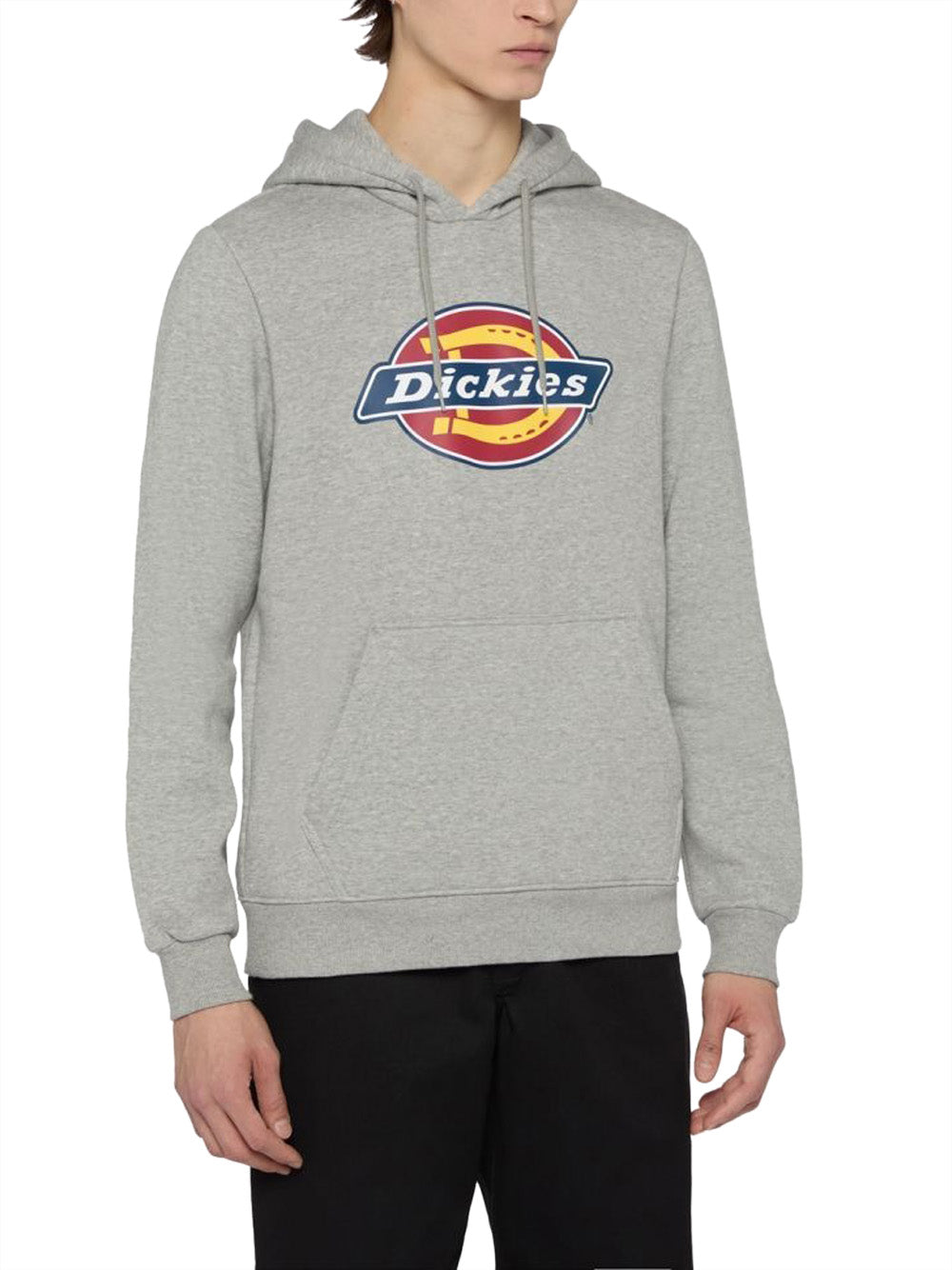 Felpa Cappuccio Dickies Icon Logo da Uomo - Grigio