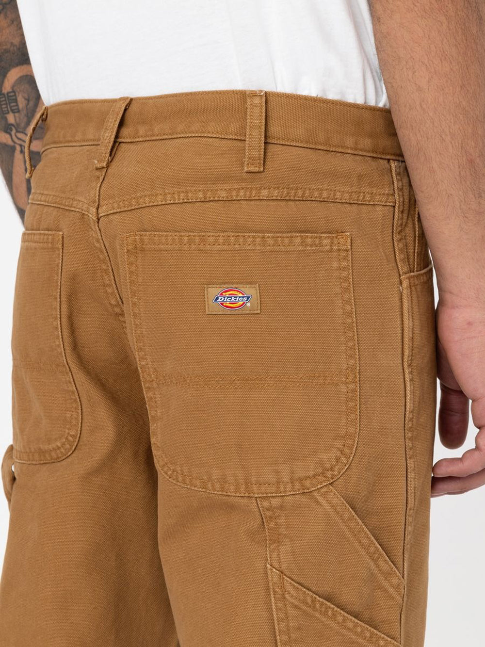 Jeans Tapered Dickies Duck Carpenter da Uomo - Marrone