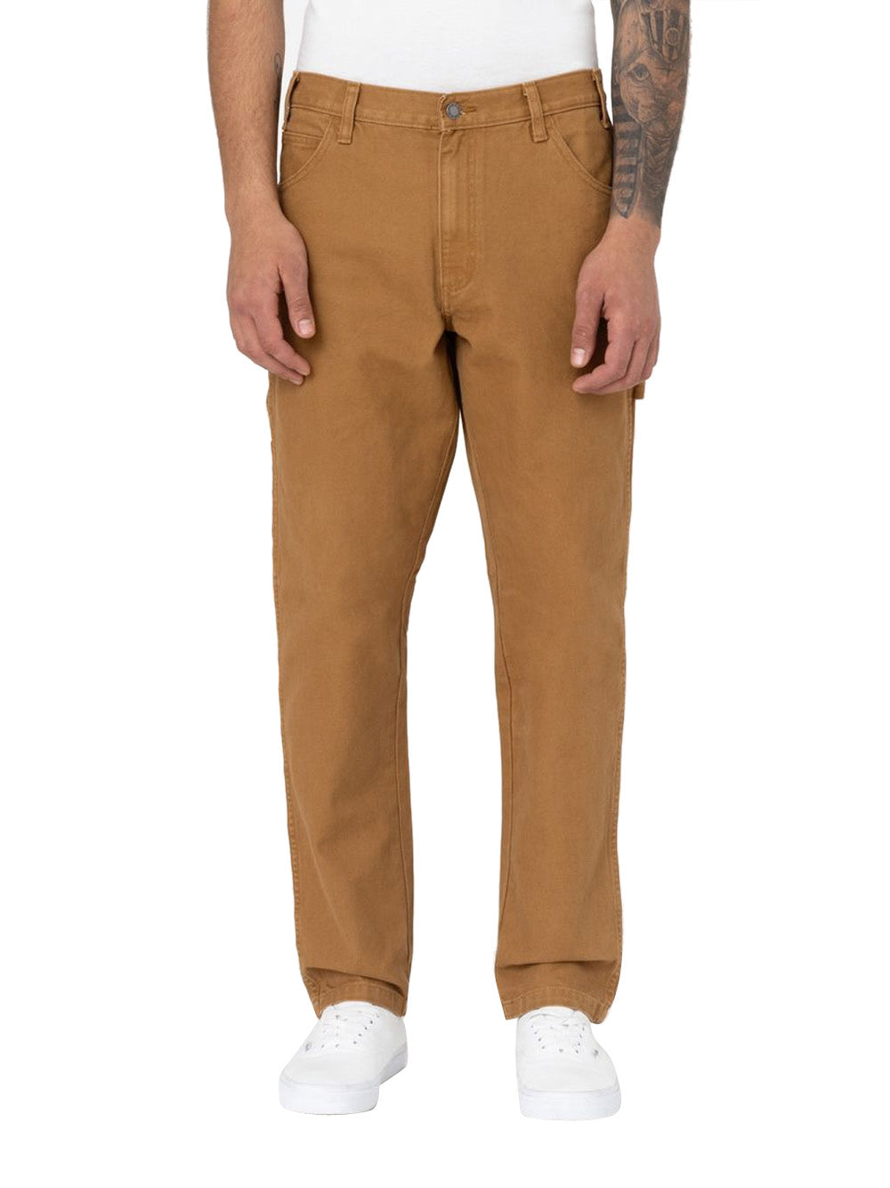 Jeans Tapered Dickies Duck Carpenter da Uomo - Marrone