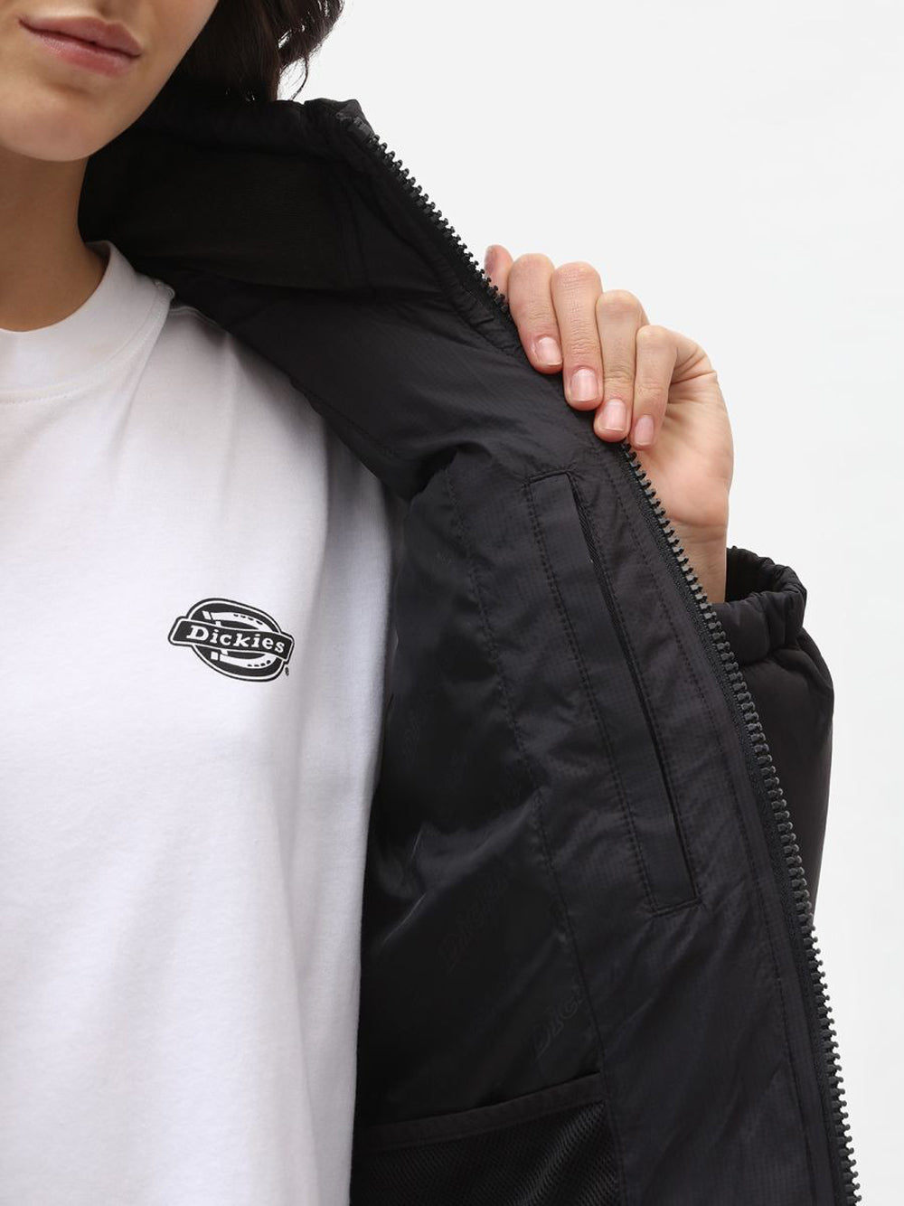 Piumino Dickies Alatna da Donna - Nero