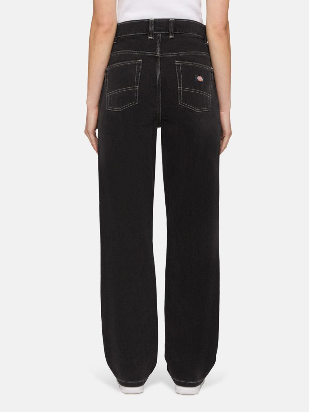 Jeans Straight Dickies Thomasville da Donna - Nero