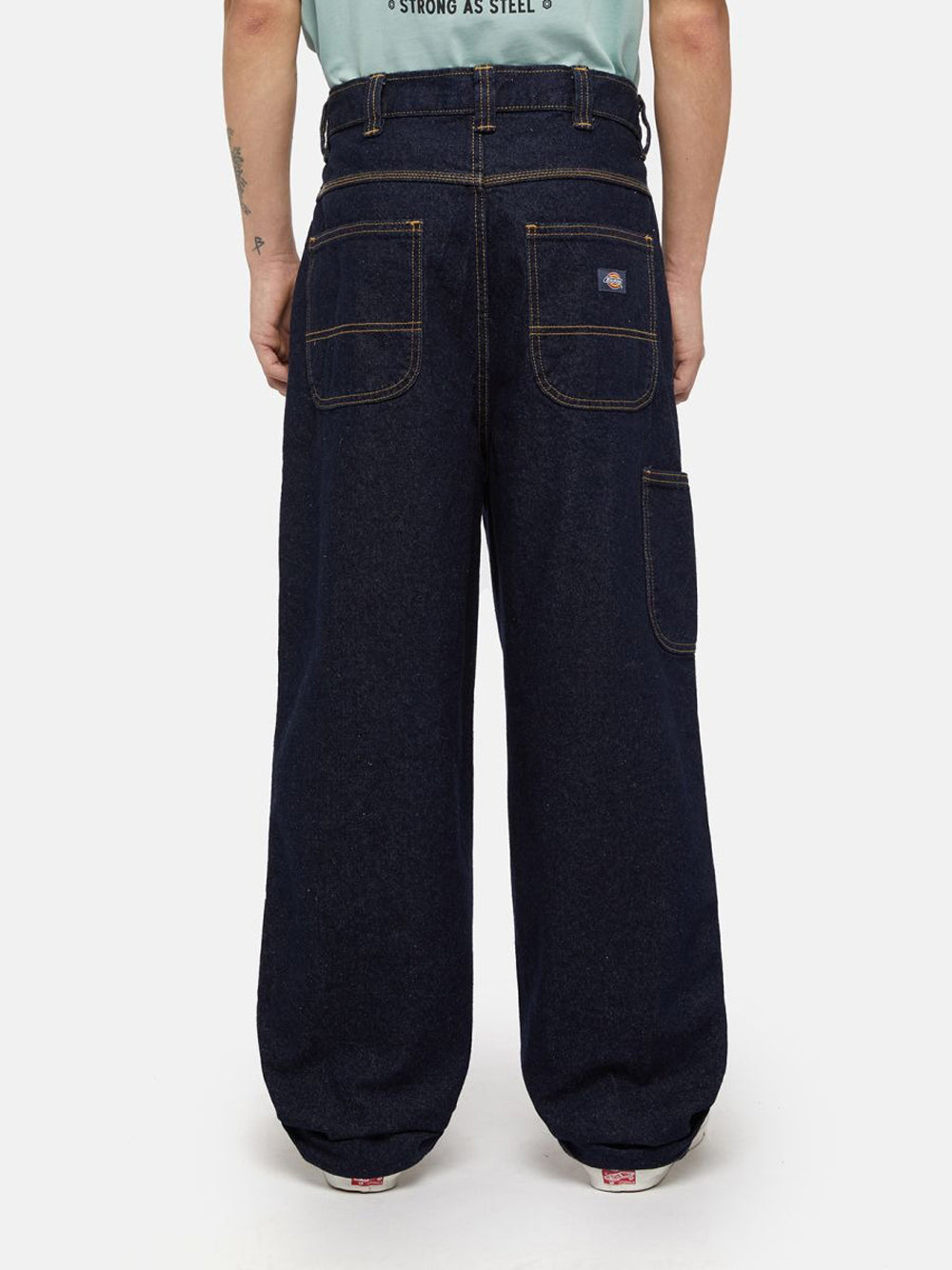 Jeans Wide Dickies Madison Baggy da Uomo - Denim