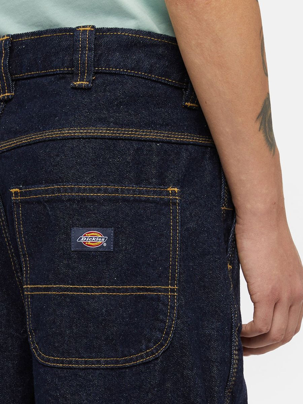 Jeans Wide Dickies Madison Baggy da Uomo - Denim