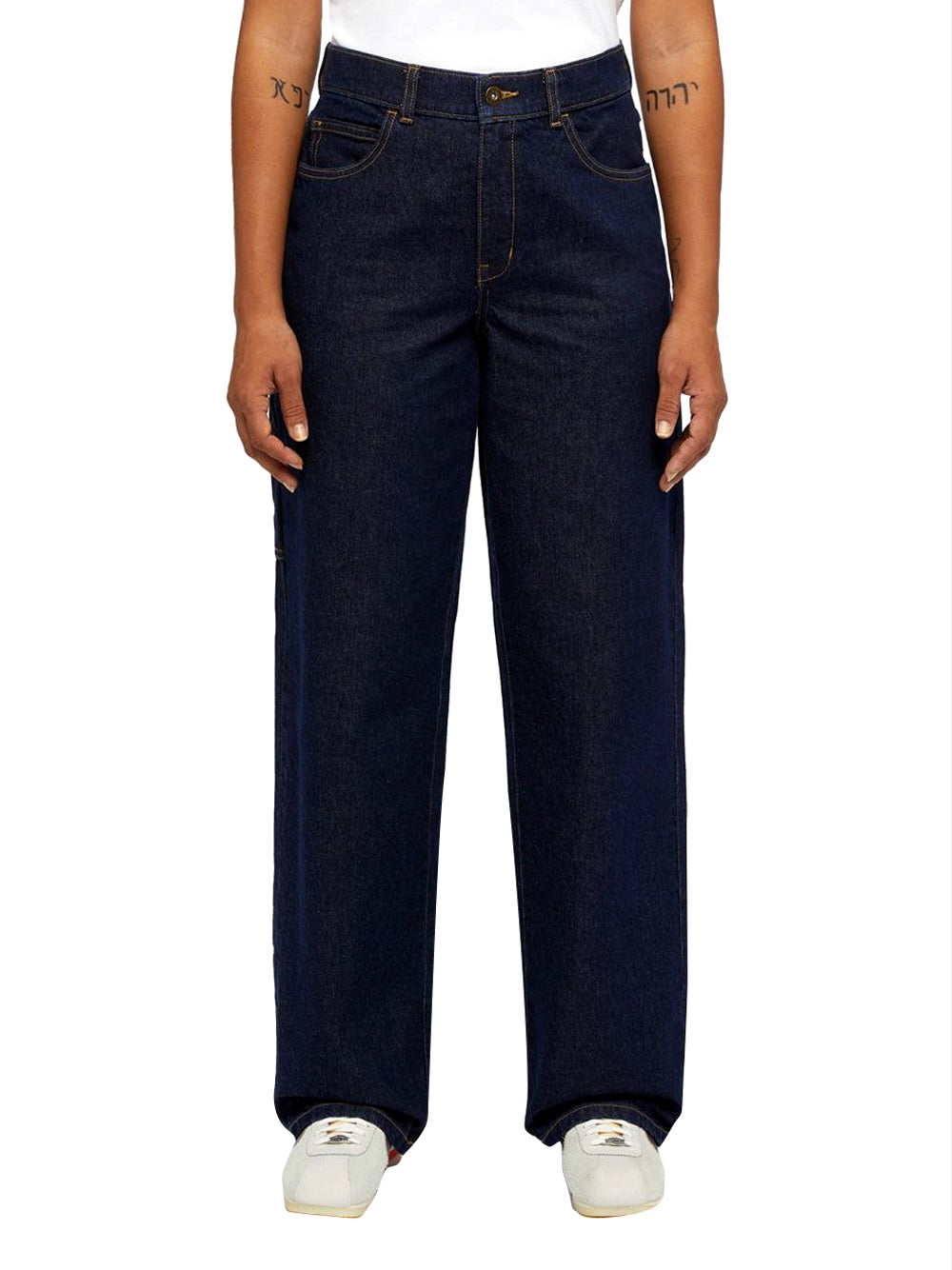 Jeans Wide Dickies Herndon da Donna - Denim