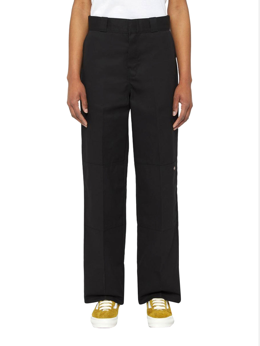 Pantalone Straight Dickies Double Knee Rec da Donna - Nero