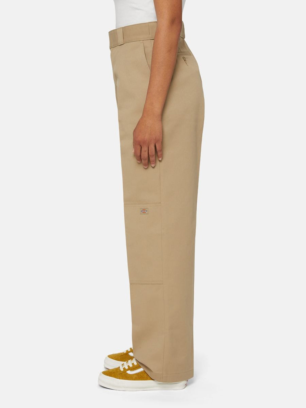 Pantalone Straight Dickies Double Knee da Donna - Beige