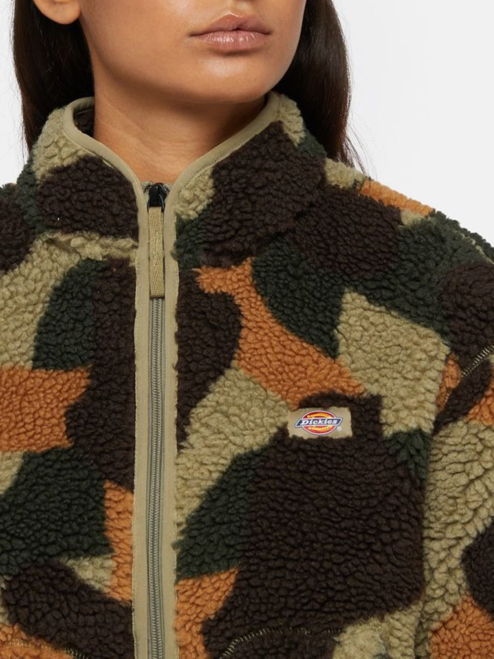 Giubbino Dickies Mount Hope Camo da Donna - Camouflage Verde