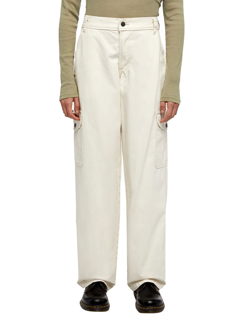 Pantalone Cargo Dickies Duck Canvas Cargo da Donna - Bianco