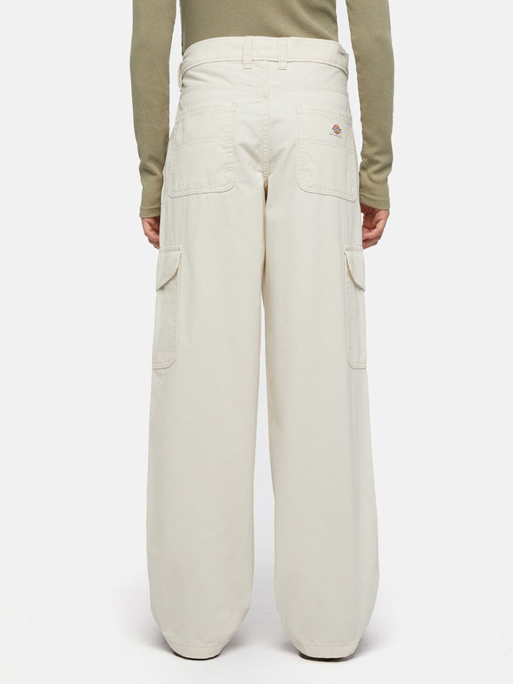 Pantalone Cargo Dickies Duck Canvas Cargo da Donna - Bianco