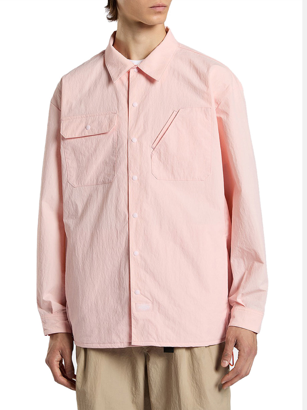 Camicia Casual Dickies Oversized da Uomo - Rosa