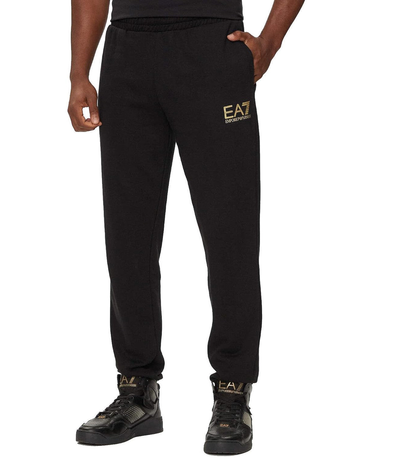 Ea7 Emporio Armani Pantalone Uomo Mod. 6DPP59-PJSHZ 1200 Black Nero