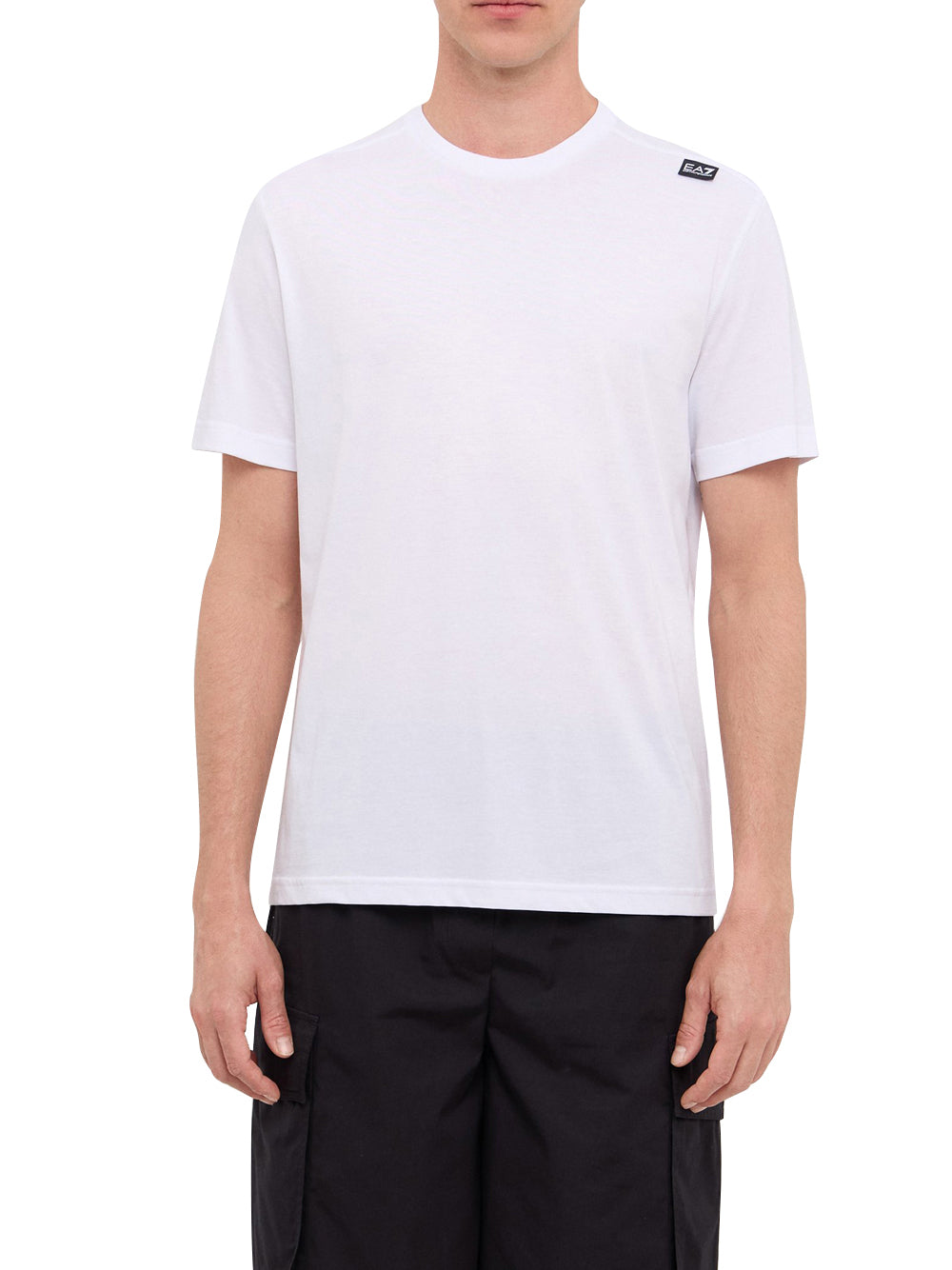 Ea7 Emporio Armani T-shirt Uomo Mod. 6DPT06-PJFFZ 1100 White Bianco