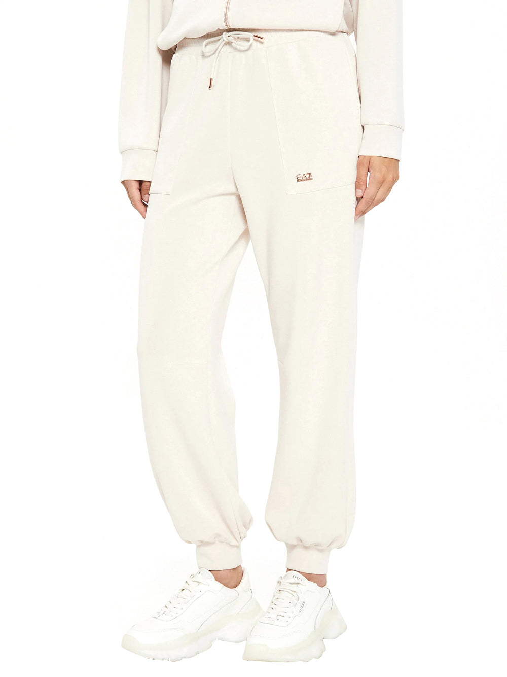 Pantalone Tuta Ea7 da Donna - Bianco