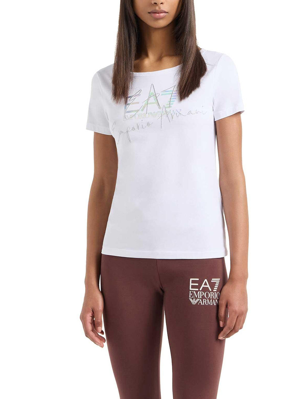 T-shirt Ea7 da Donna - Bianco