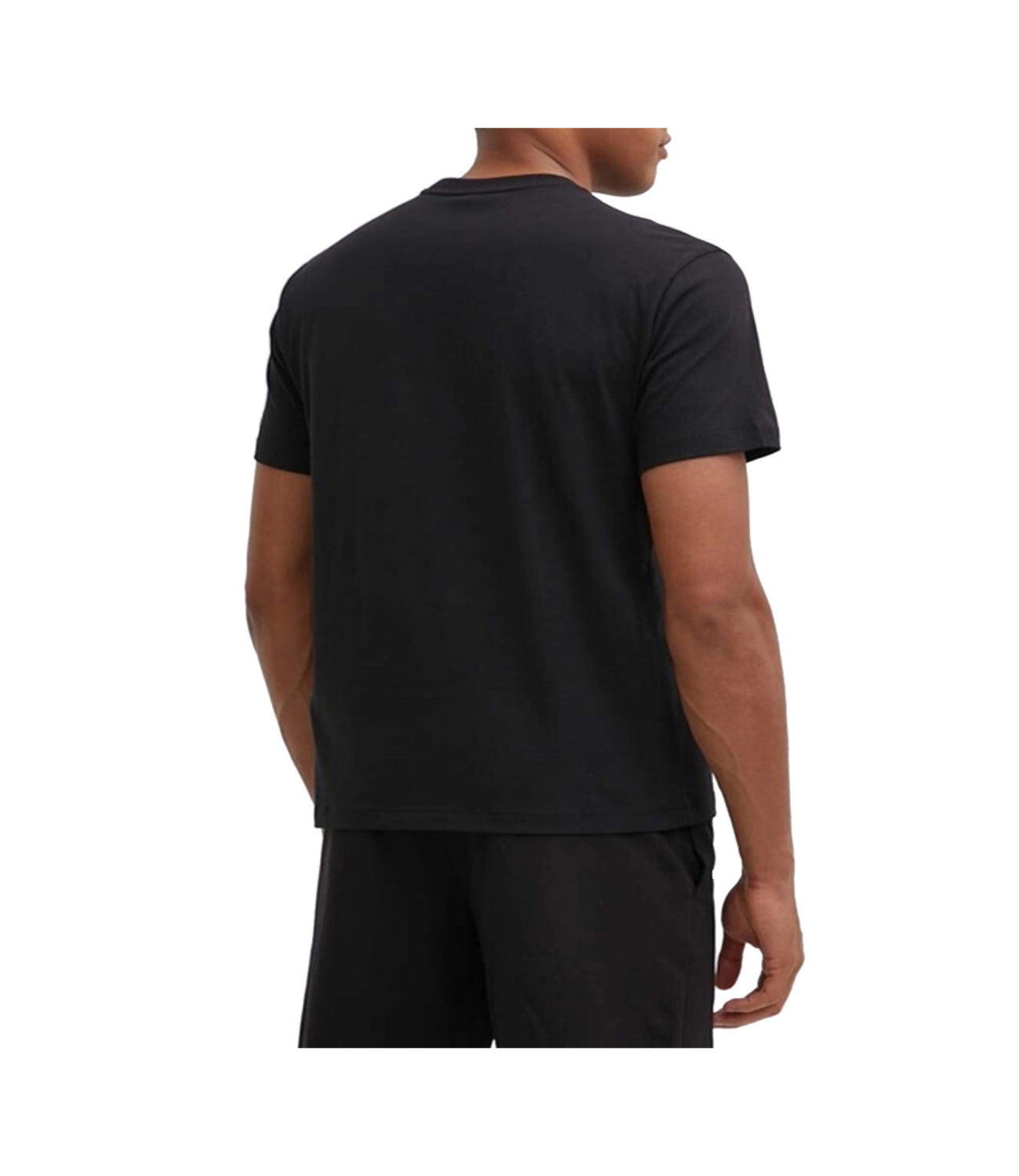 Ea7 Emporio Armani T-shirt UNISEX Mod. 6DUT08-PJTJZ 1200 BLACK Nero