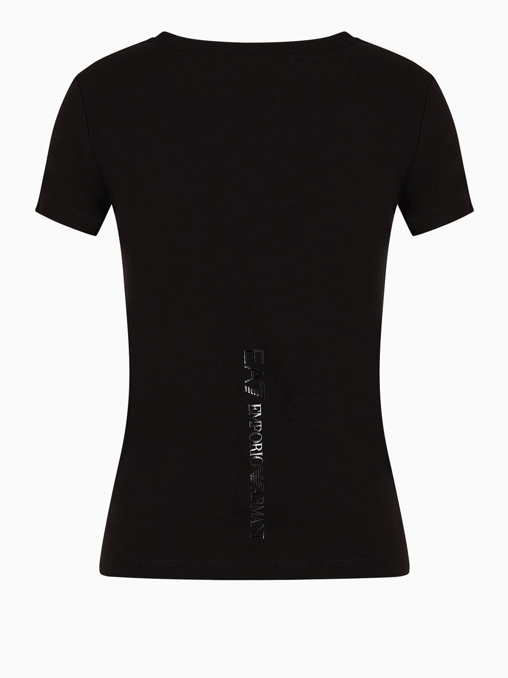 T-shirt Ea7 Stretch da Donna - Nero