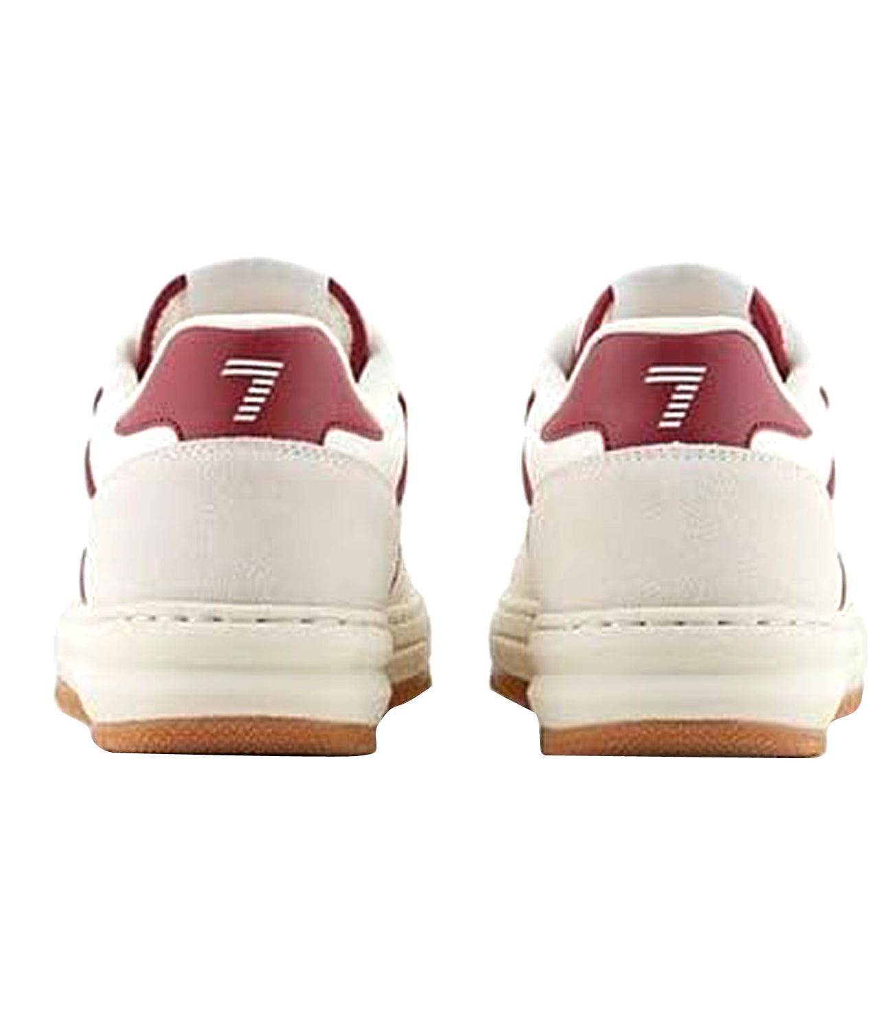 Ea7 Emporio Armani Sneakers UNISEX Mod. X8X190-XK405 U261 Off Wht+Syrah+Honey