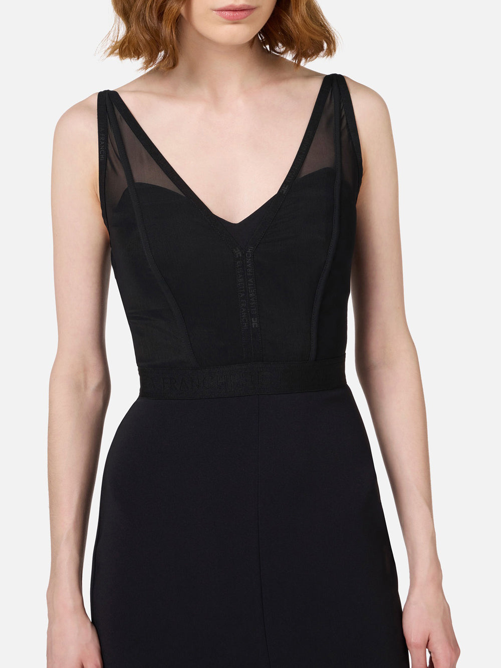 Vestito Midi Elisabetta Franchi da Donna - Nero