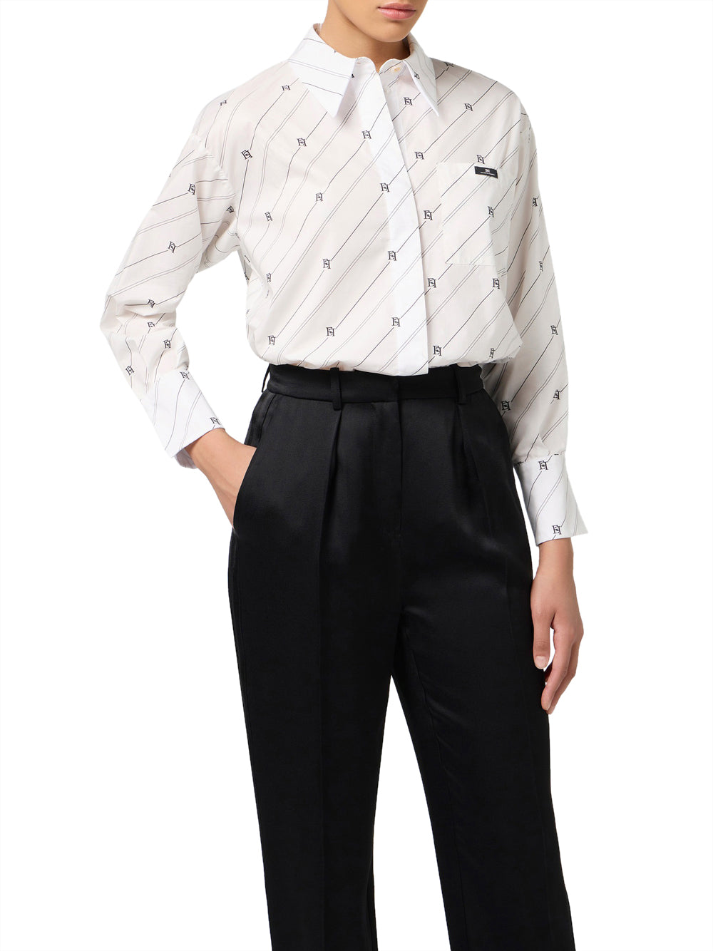 Camicia Elisabetta Franchi da Donna - Bianco