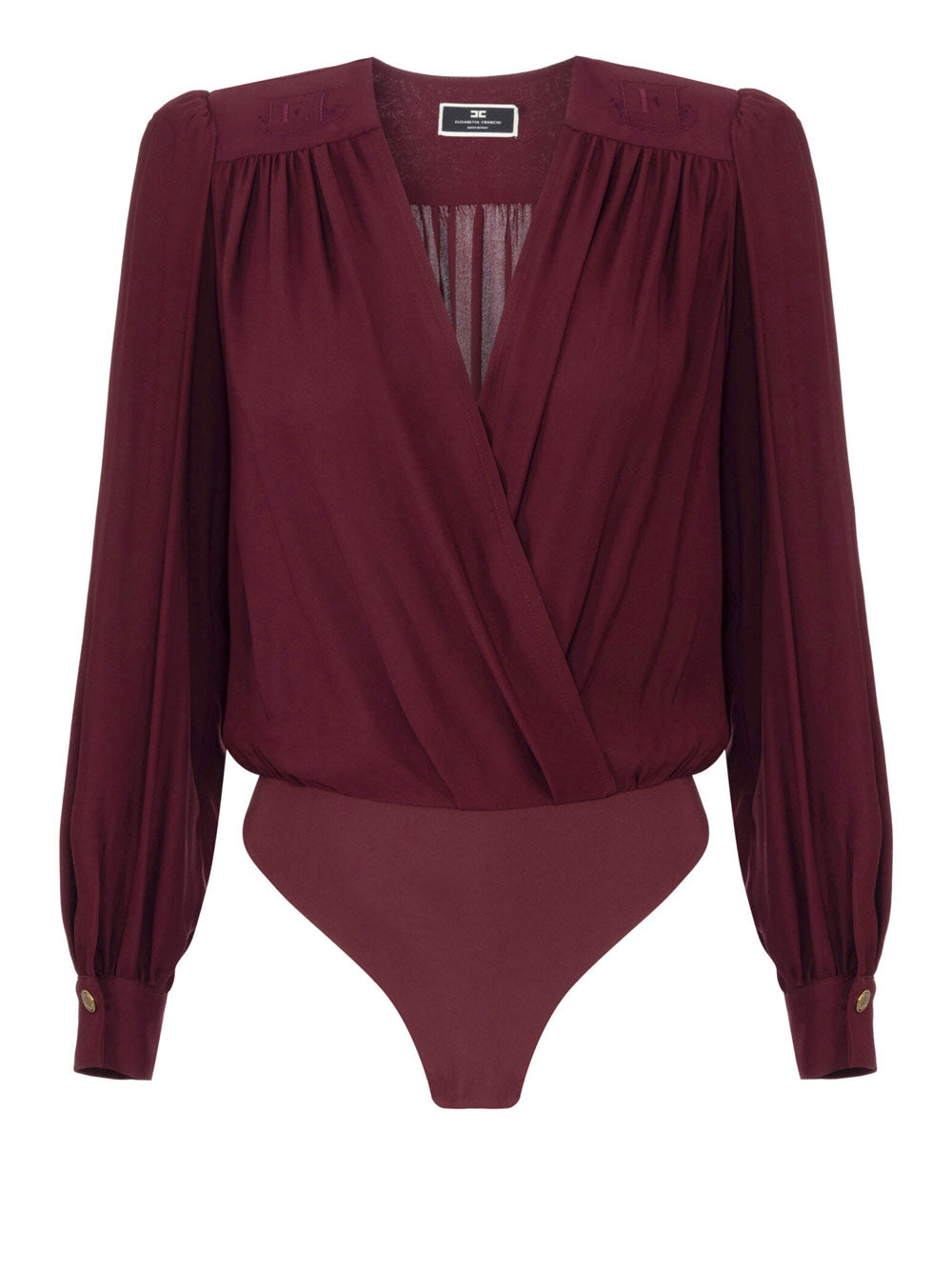 Camicia Elisabetta Franchi Body da Donna - Bordeaux