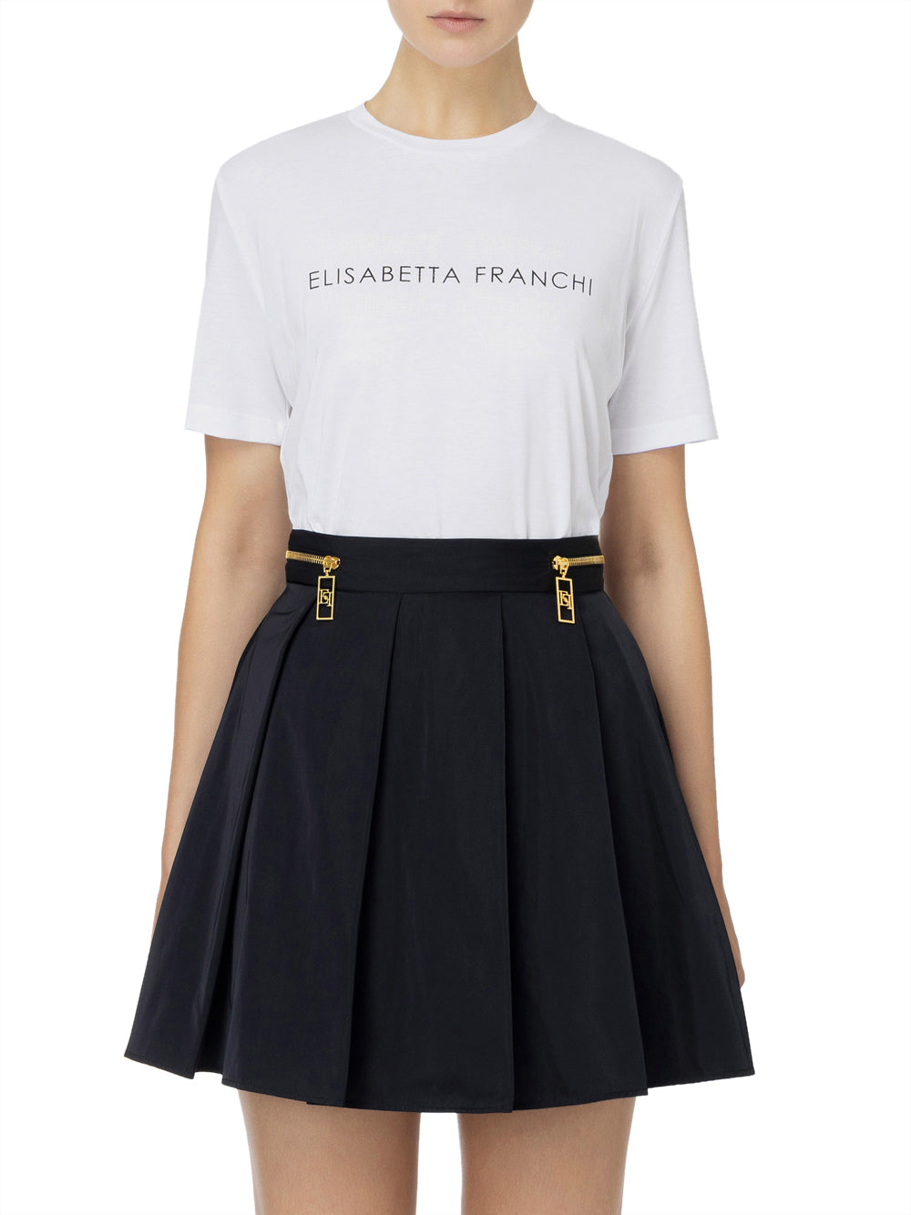 T-shirt Elisabetta Franchi da Donna - Gesso Avorio