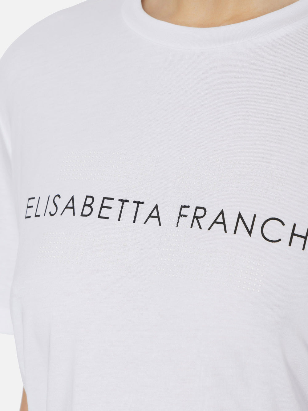 T-shirt Elisabetta Franchi da Donna - Gesso Avorio