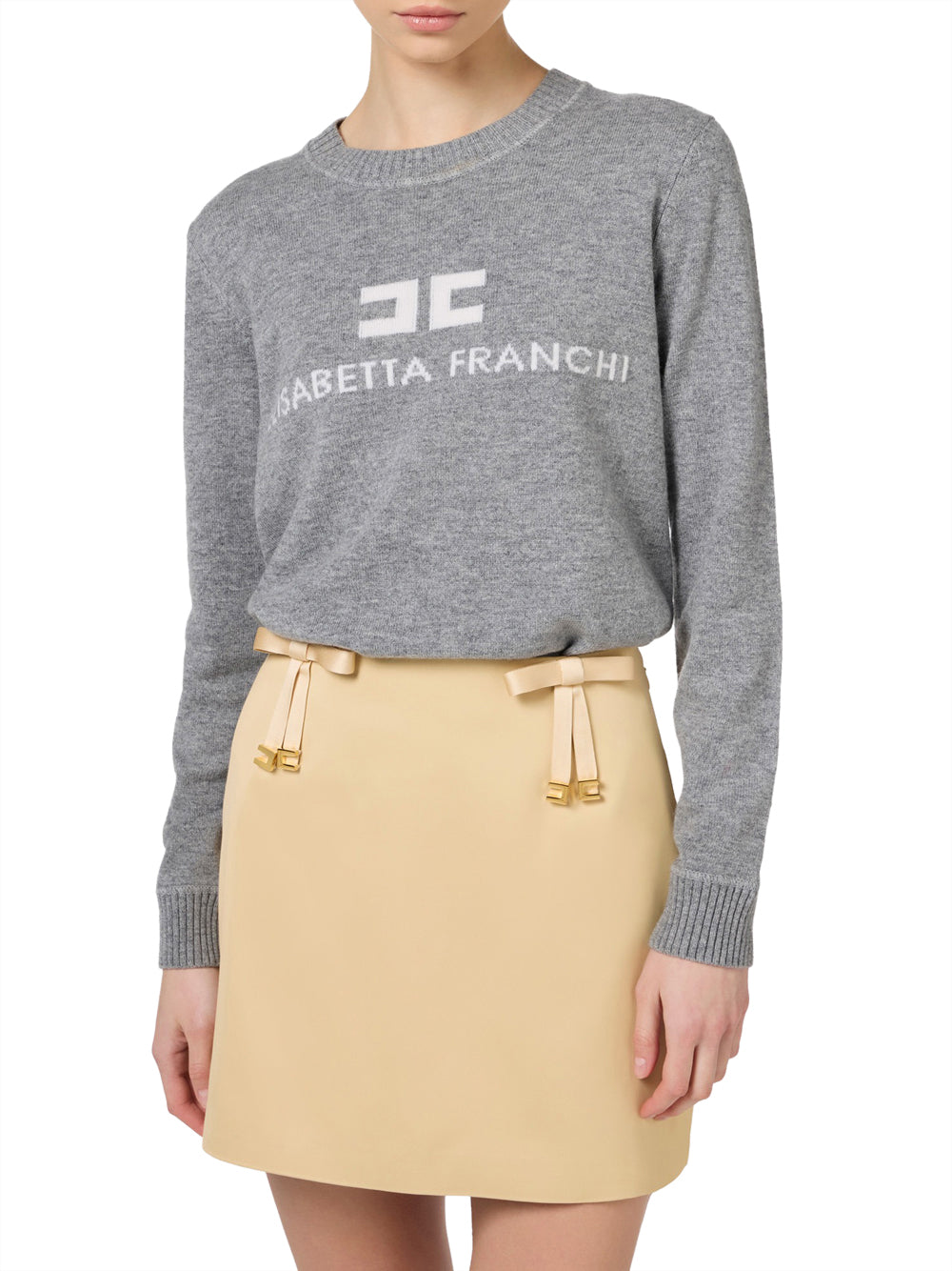 Maglione Elisabetta Franchi Tricot da Donna - Grigio