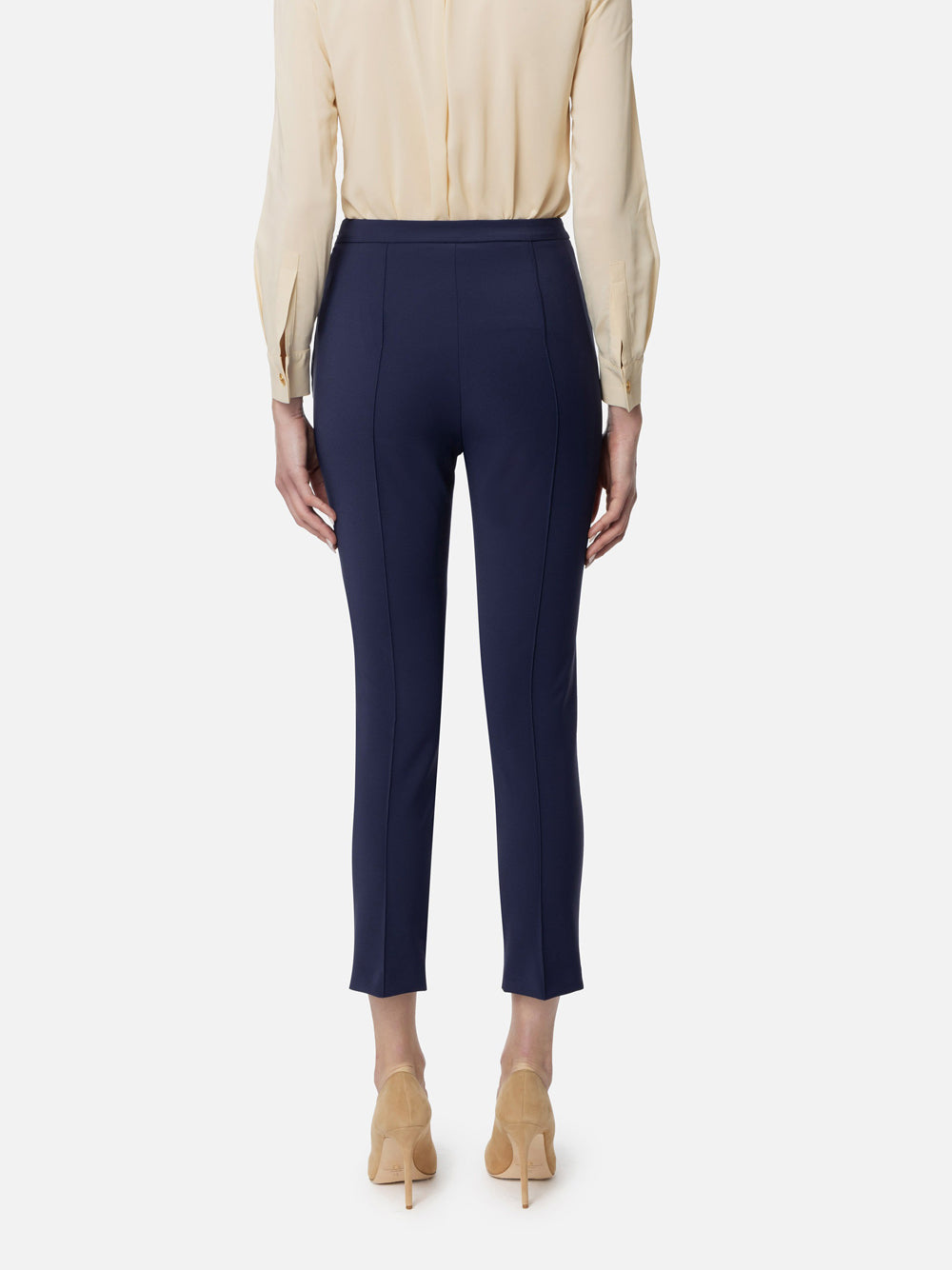 Pantalone Capri Elisabetta Franchi da Donna - Blu