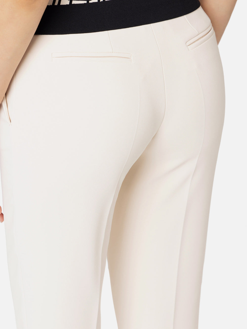 Pantalone Capri Elisabetta Franchi da Donna - Burro Avorio