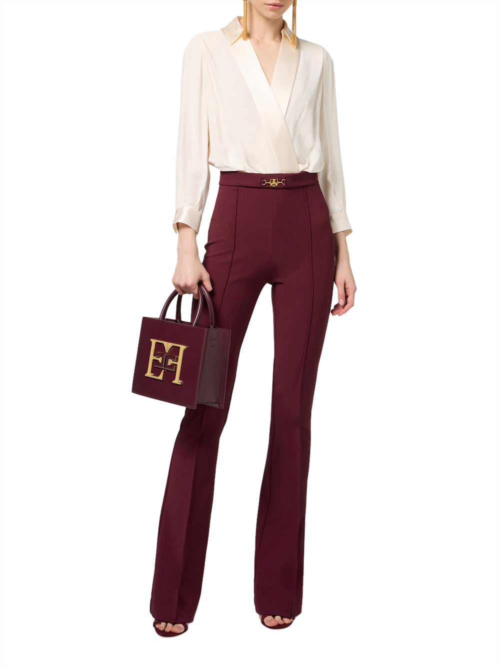 Jumpsuit Elisabetta Franchi da Donna - Burro Bordeaux