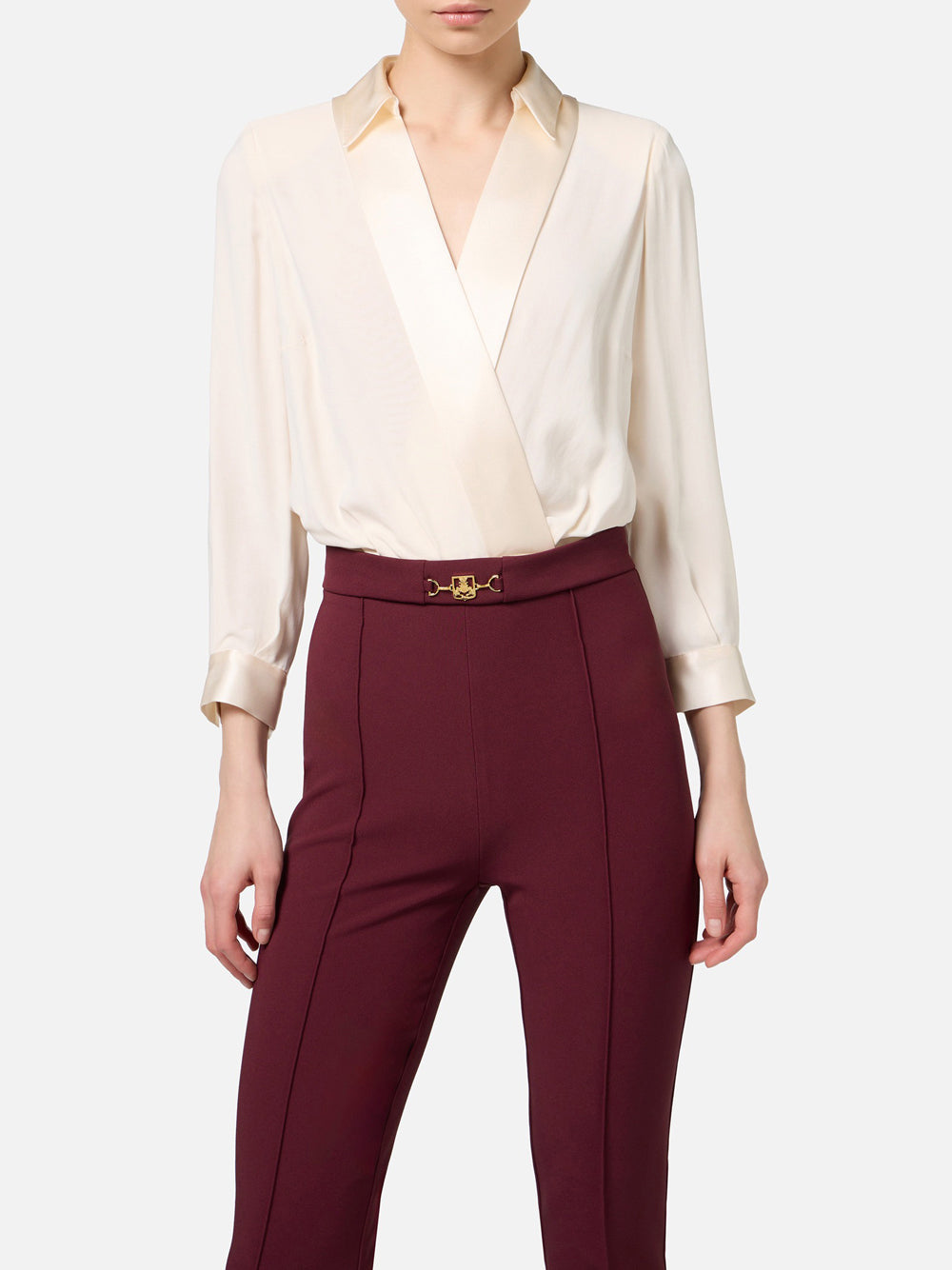 Jumpsuit Elisabetta Franchi da Donna - Burro Bordeaux