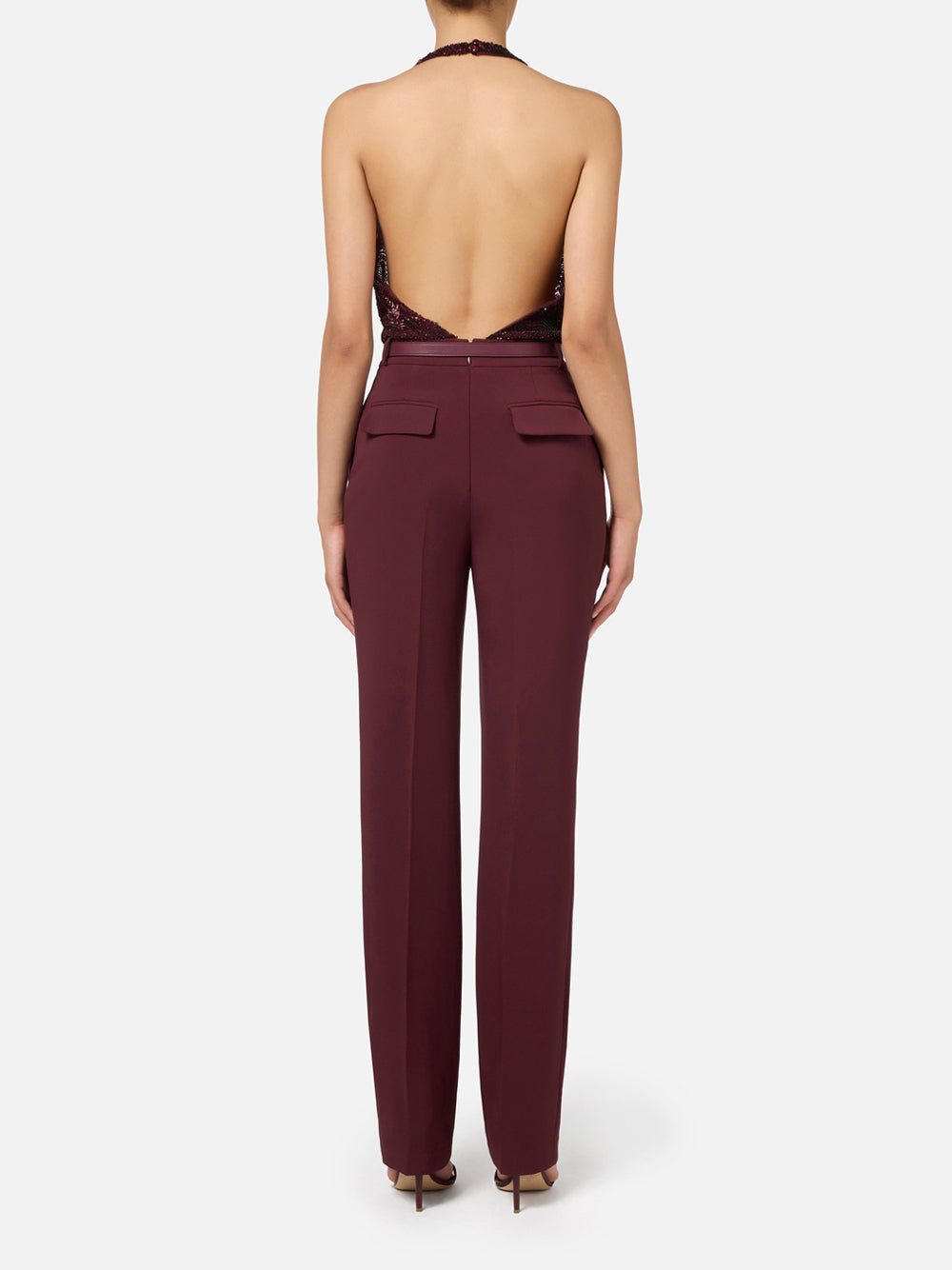 Jumpsuit Elisabetta Franchi da Donna - Bordeaux