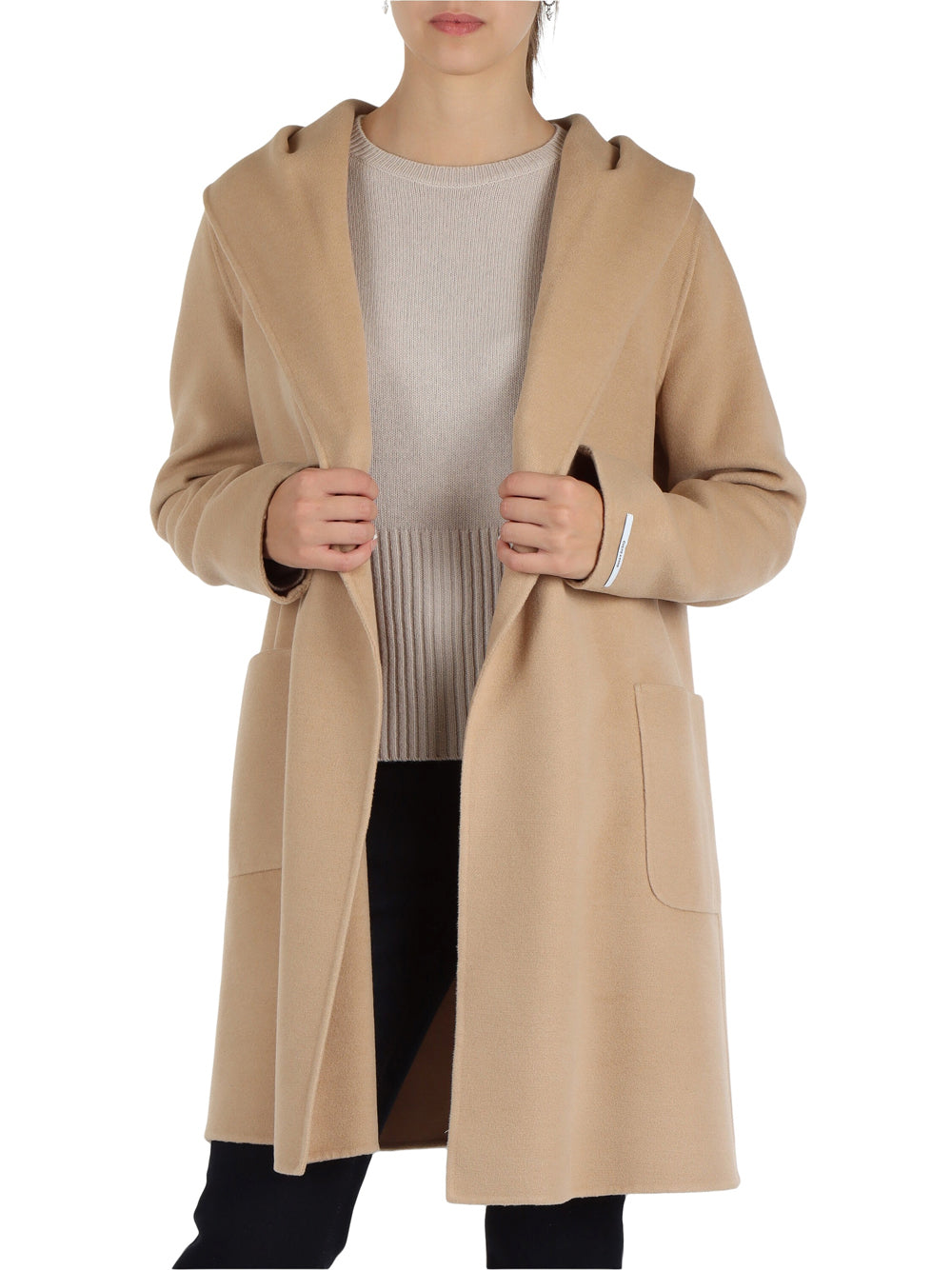 Cappotto Emme Marella Oblato da Donna - Beige