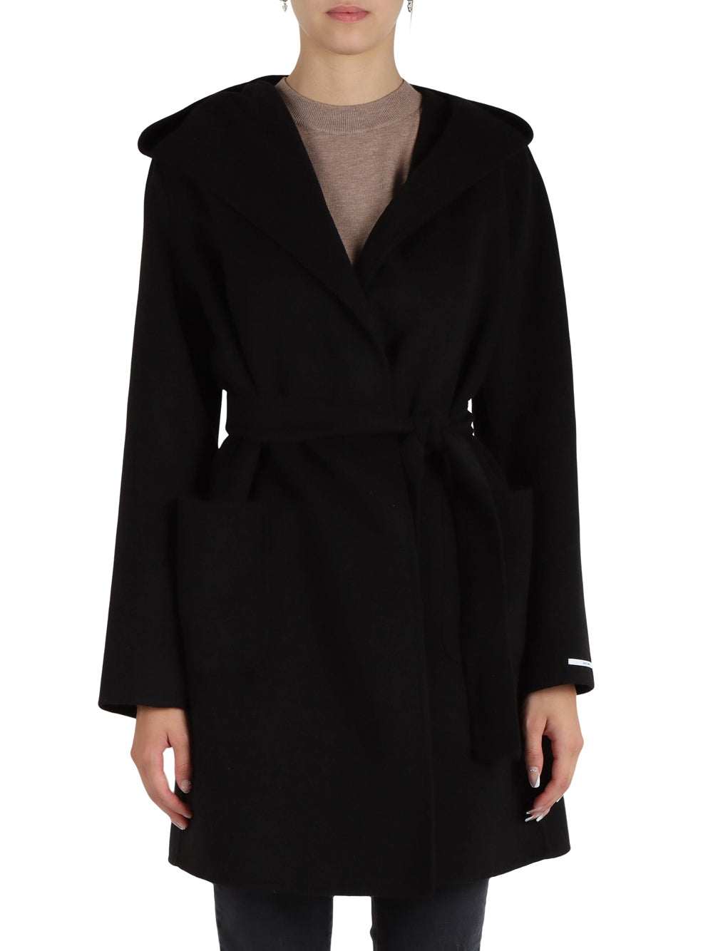 Cappotto Emme Marella Oblato da Donna - Nero